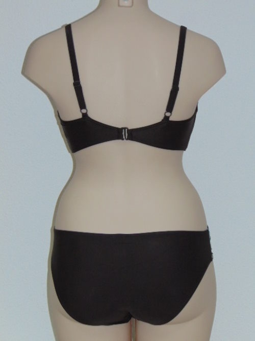 Mila Compostela bruin/print bikini set