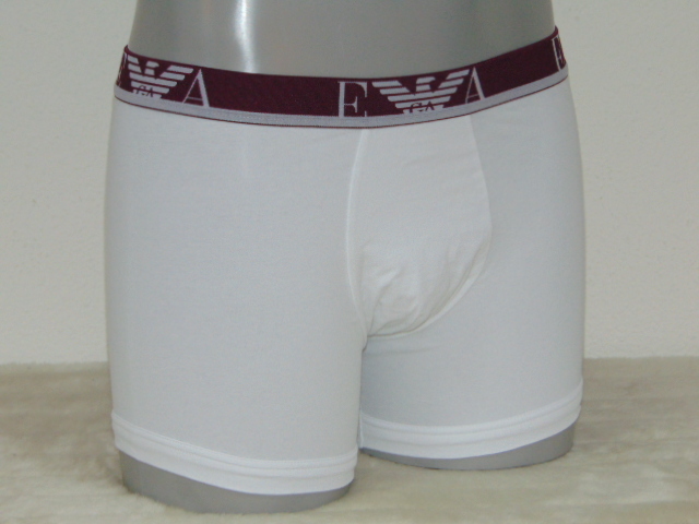 Armani Heren Dura wit/rood boxershort