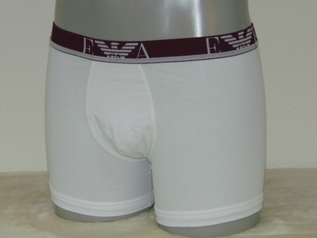 Armani Heren Dura wit/rood boxershort