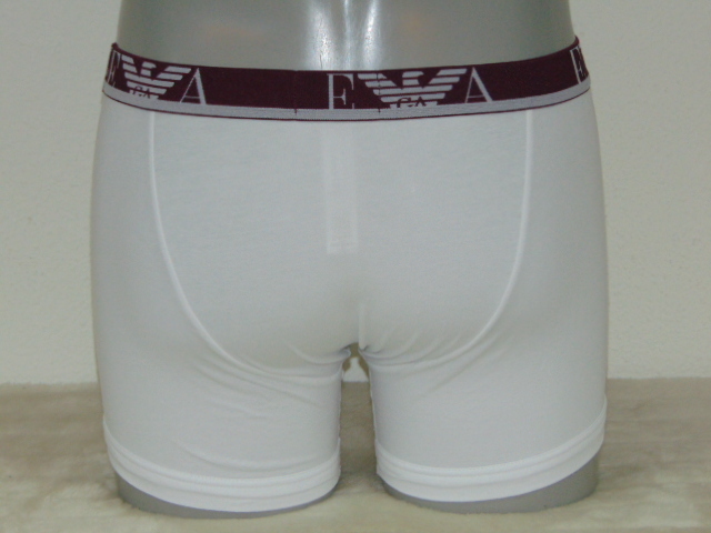Armani Heren Dura wit/rood boxershort