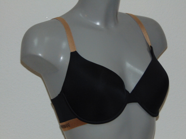 Armani Dames Microfiber zwart voorgevormde bh