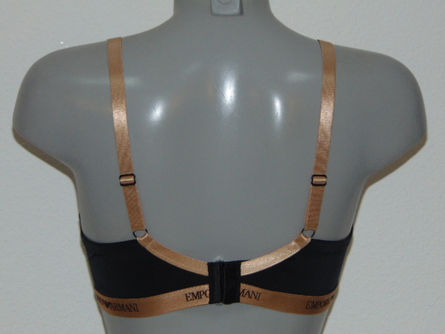 Armani Dames Microfiber zwart voorgevormde bh