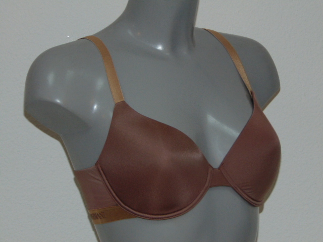 Armani Dames Microfiber bruin voorgevormde bh