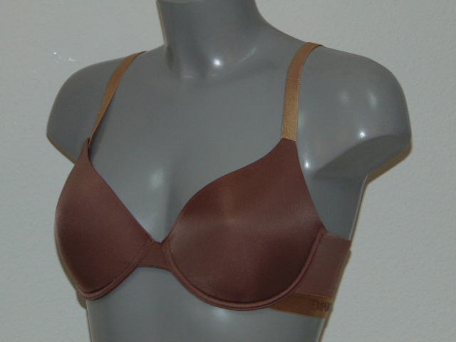 Armani Dames Microfiber bruin voorgevormde bh