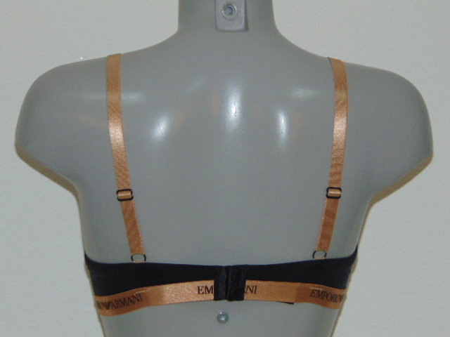 Armani Dames Microfiber zwart push up bh