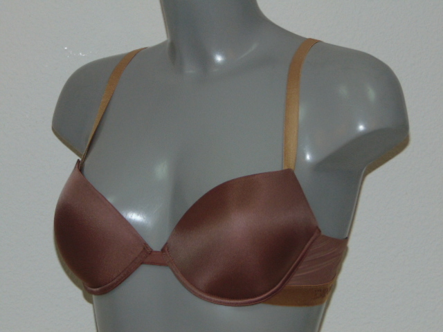 Armani Dames Microfiber bruin push up bh