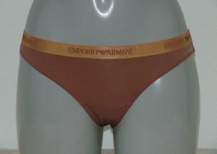 Armani Dames Microfiber bruin brazilian