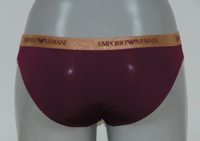 Armani Dames Microfiber aubergine slip
