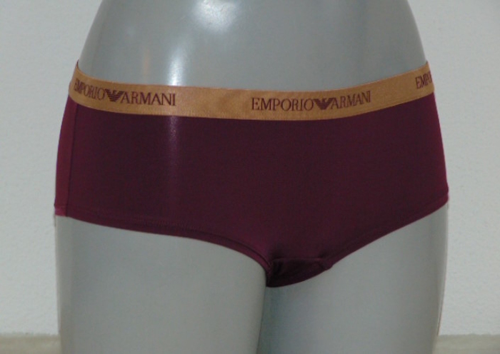 Armani Dames Microfiber aubergine short