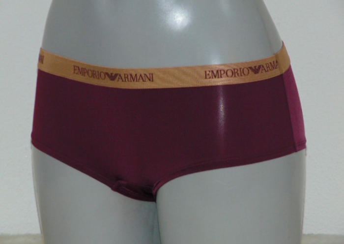 Armani Dames Microfiber aubergine short