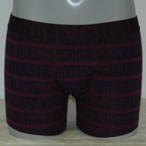 Armani Heren Superiore bordeaux boxershort