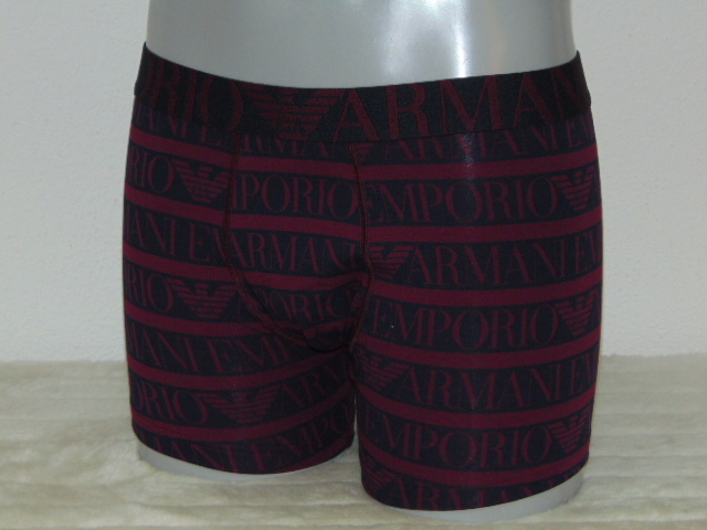 Armani Heren Superiore bordeaux boxershort