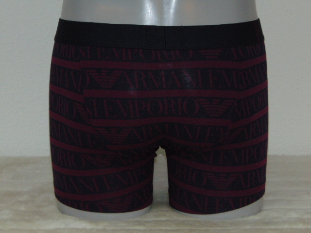 Armani Heren Superiore bordeaux boxershort
