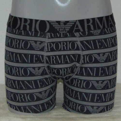 Armani Heren Superiore grijs/print boxershort