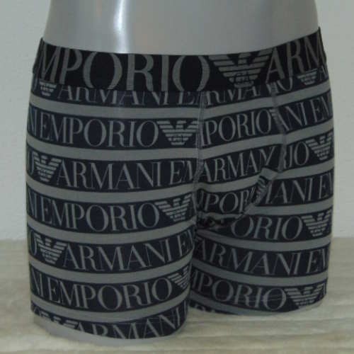 Armani Heren Superiore grijs/print boxershort