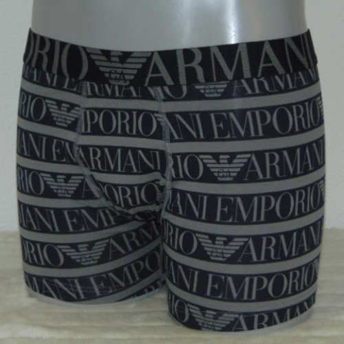 Armani Heren Superiore grijs/print boxershort