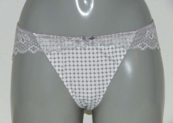 Cybéle Dotted grijs/print slip