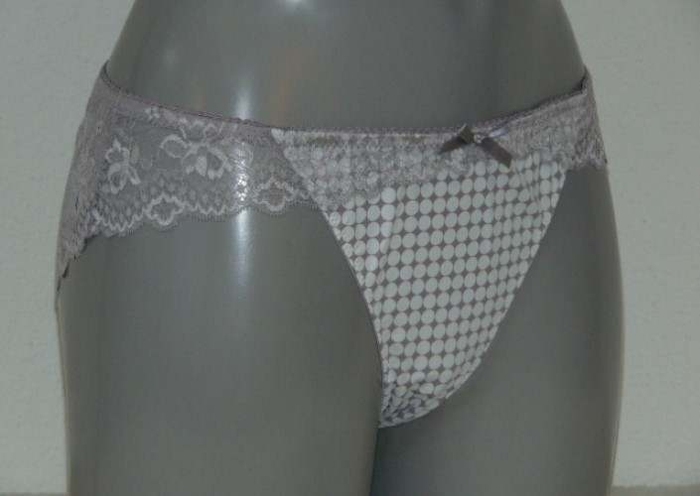 Cybéle Dotted grijs/print slip