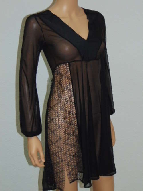 Sapph Gaudy zwart/print kimono
