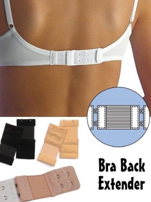 Dutch Designers Outlet Bra-Extender (2 haakjes) zwart/powder accessoires