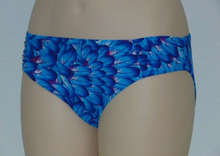 Missya Orchid blauw/print bikini broekje