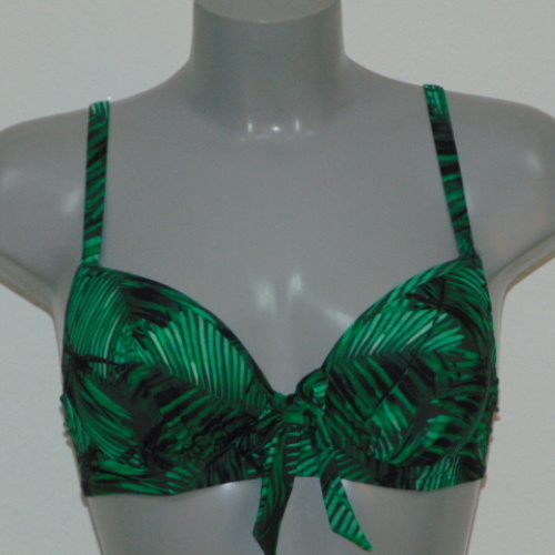 Missya Iris groen/print voorgevormde bikinitop