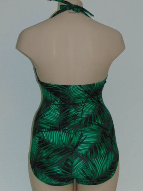 Missya Tulip groen/print badpak