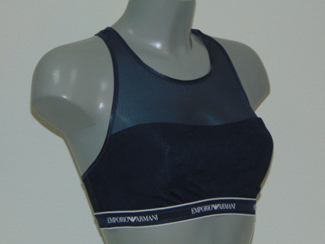 Armani Dames Lace marine blauw/blauw sport top