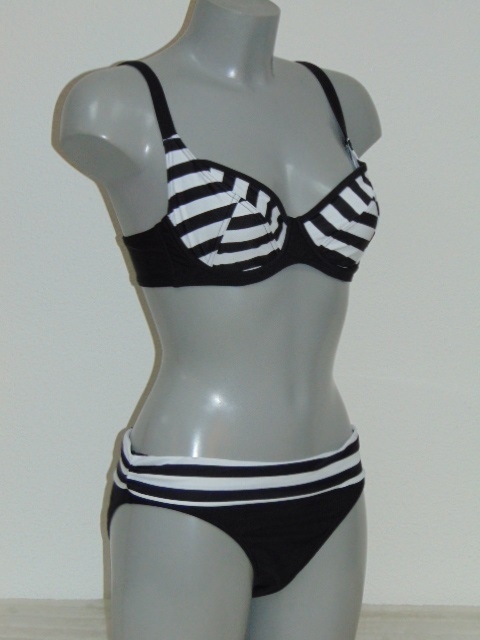 Nickey Nobel Mona zwart/wit bikini set