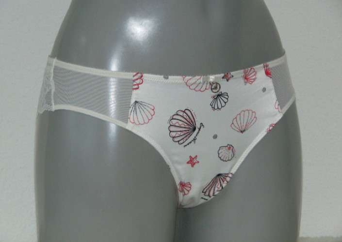 Armani Dames Avorio Stampato ivoor/roze brazilian