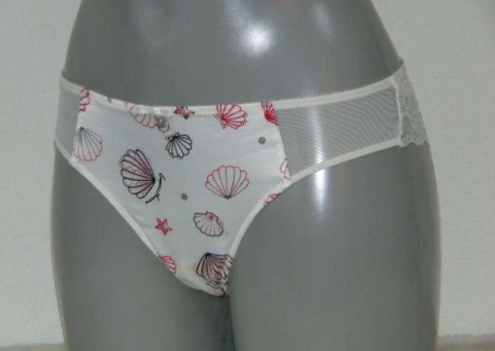 Armani Dames Avorio Stampato ivoor/roze brazilian