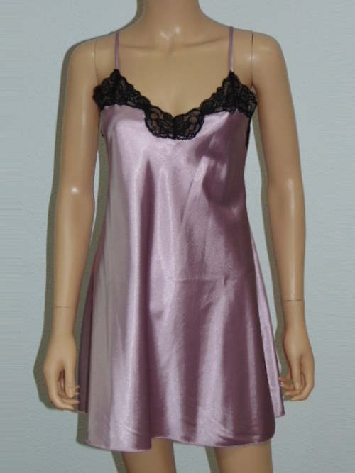 LingaDore Night Liquid paars slipdress