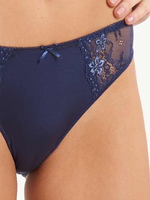LingaDore Daily Basic marine blauw slip