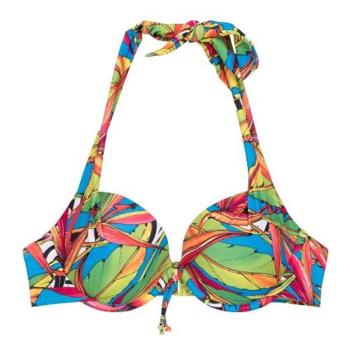 LingaDore Beach Carnaval blauw voorgevormde bikinitop