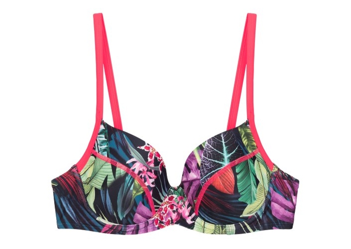 LingaDore Beach Adventure paars voorgevormde bikinitop