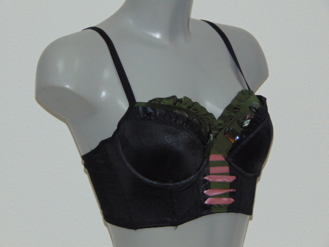 Marlies Dekkers Rebellious Princess zwart/groen voorgevormde bh