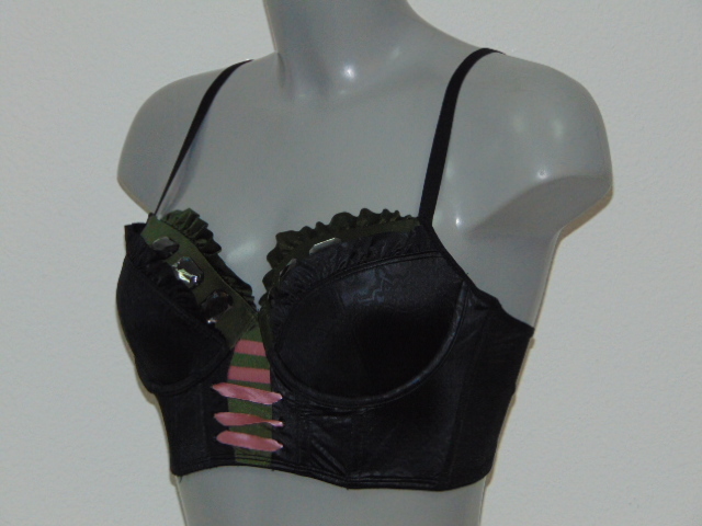 Marlies Dekkers Rebellious Princess zwart/groen voorgevormde bh