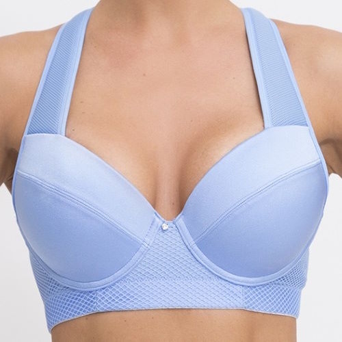 Q-Linn Amsterdam blauw sport bh