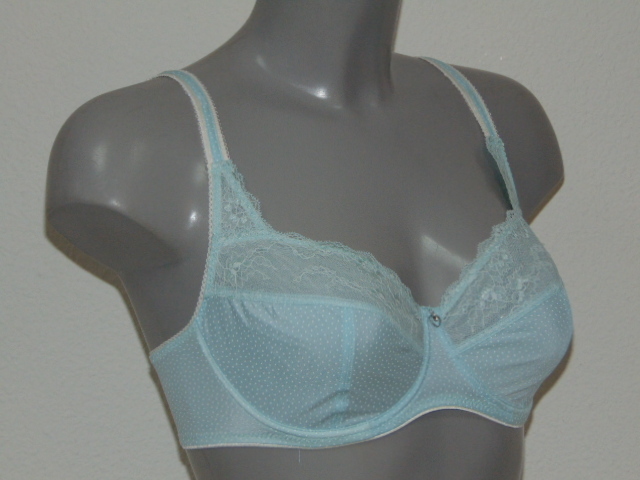 Eva Polka Dot blauw niet voorgevormde bh