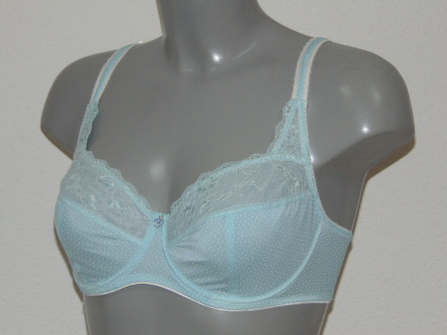 Eva Polka Dot blauw niet voorgevormde bh