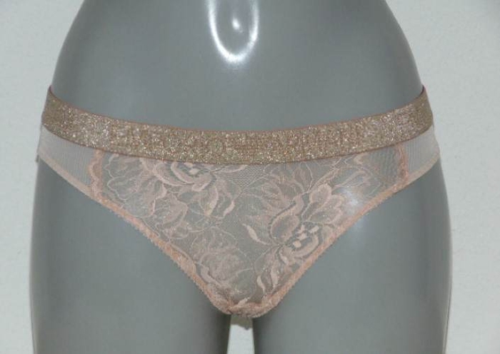 Armani Dames Pizzo d'Oro perzik slip