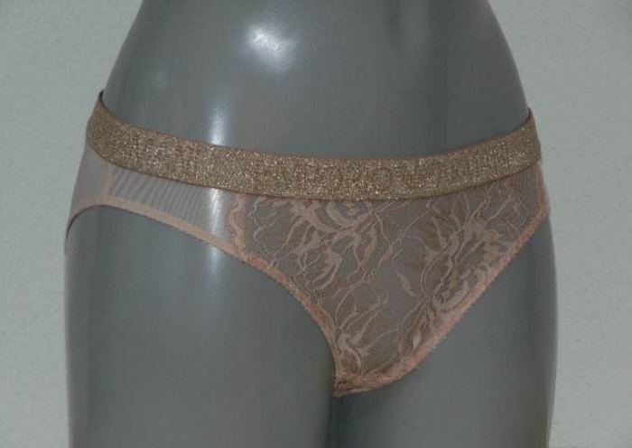 Armani Dames Pizzo d'Oro perzik slip
