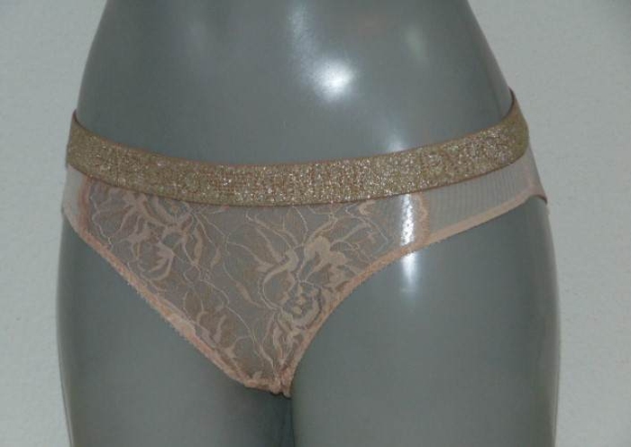 Armani Dames Pizzo d'Oro perzik slip