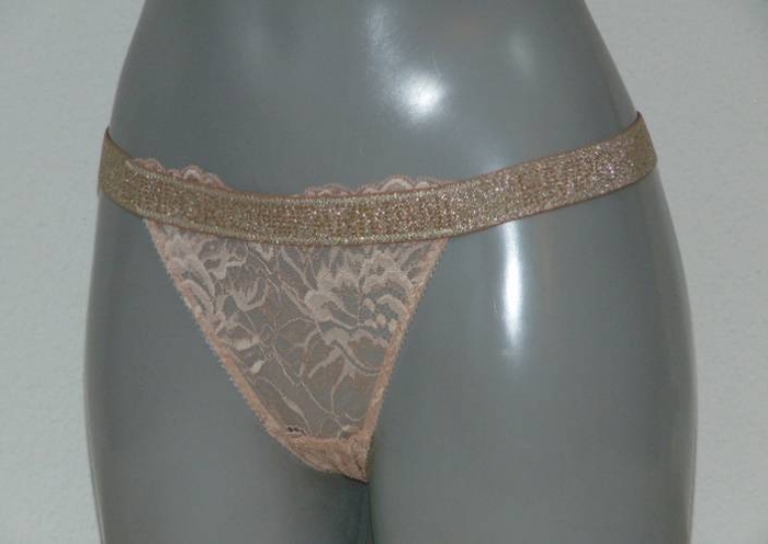 Armani Dames Pizzo d'Oro perzik string