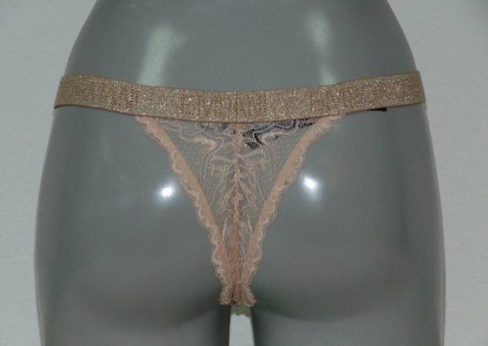 Armani Dames Pizzo d'Oro perzik string