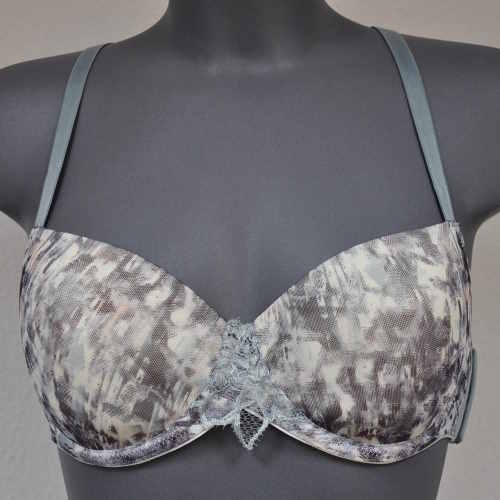 Eva Urban Cool groen/print voorgevormde bh