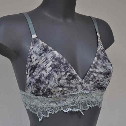 Eva Urban Cool groen/print wireless bh