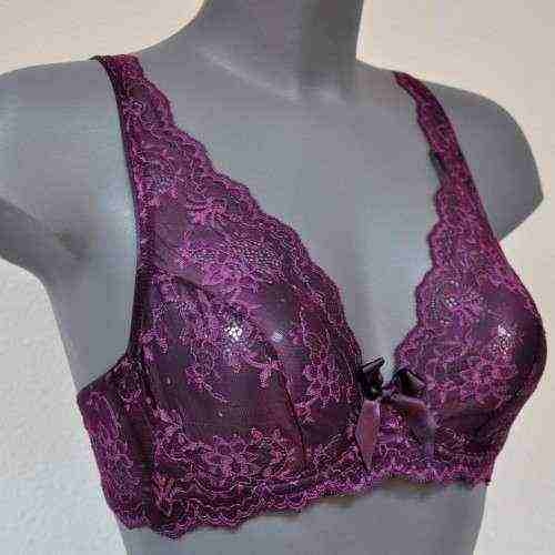 Eva In the Mood for Lace paars niet voorgevormde bh