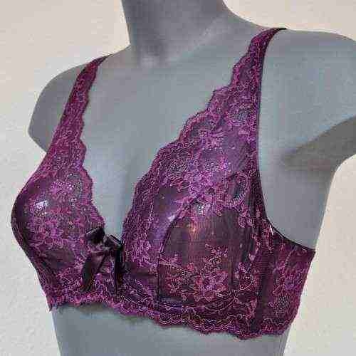 Eva In the Mood for Lace paars niet voorgevormde bh