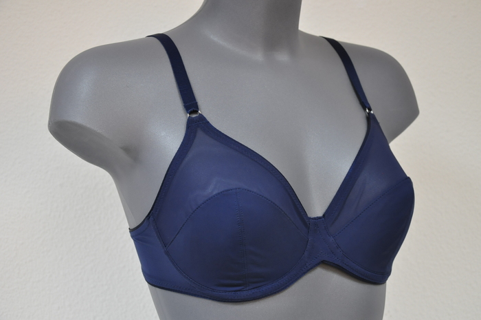 Eva Feminale marine blauw niet voorgevormde bh